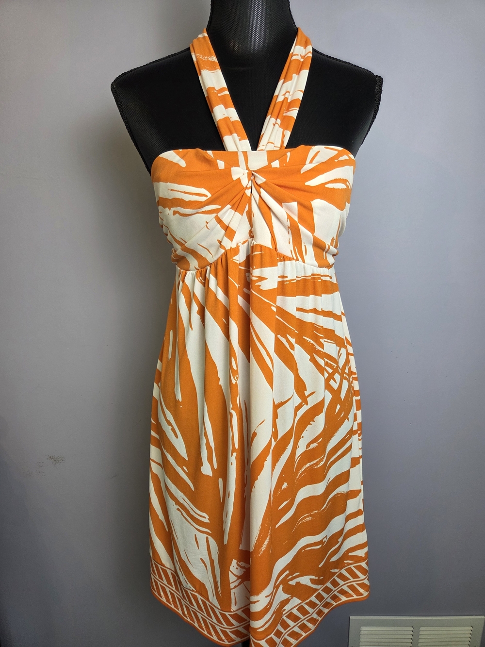 Apt. 9 Strapless Halter Dress Ladies Small Y2K Summer Beach Resortwear Cruise